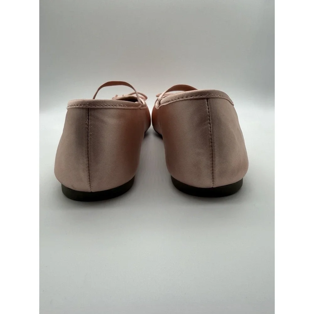 Report Women's Sz 11 Pink Ballet Flats Satin Fabric NWOB Balletcore Coquette